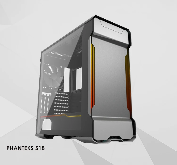 Курган бак для воды PHANTEKS 518 чехол для компьютера Chasis, RGB резервуар, Поддержка синхронизации материнской платы PH518-SDB