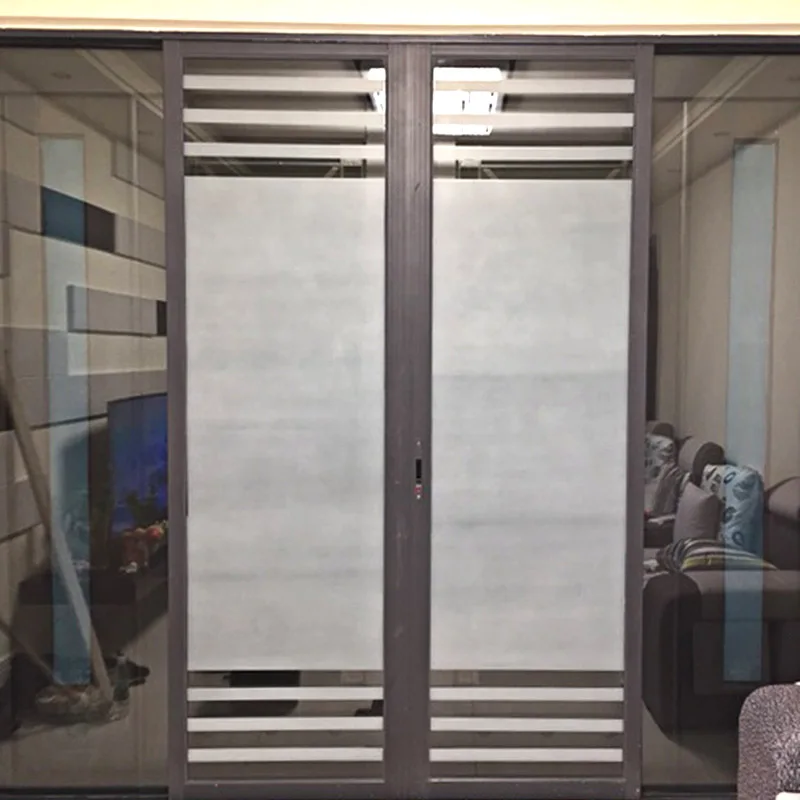 Privacy Frosted Glass Window Film for Office/Home, Static Cling, Easy DIY Installation, Decorative 17.8 Inch image 3