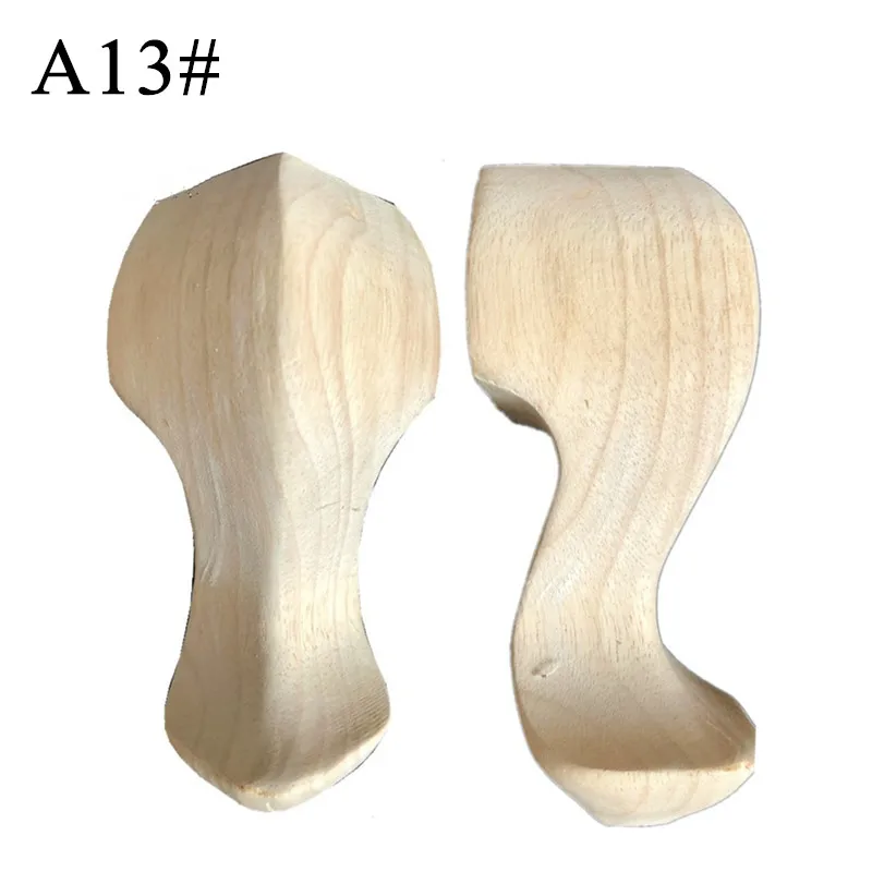 

European minimalism carving furniture Solid wood legs feet TV cabinet foot coffee table foot bathroom cabinet leg tiger leg