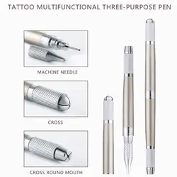 Лидер продаж новая татуировка многоцелевая трехцелевая ручка ручной работы тату режущая рамка туман ручка модные аксессуары для