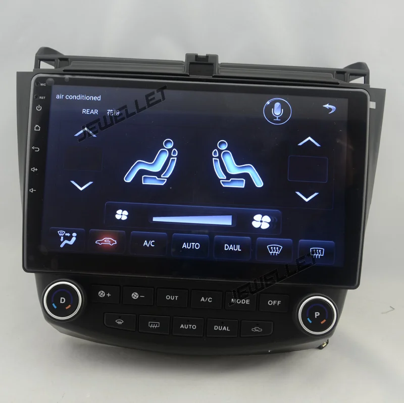 Sale 10.1" Quad core 1024*600 HD screen Android 8.1 Car GPS radio Navigation for Honda  Accord 2003-2007 with 4G/Wifi DVR OBD 1080P 6
