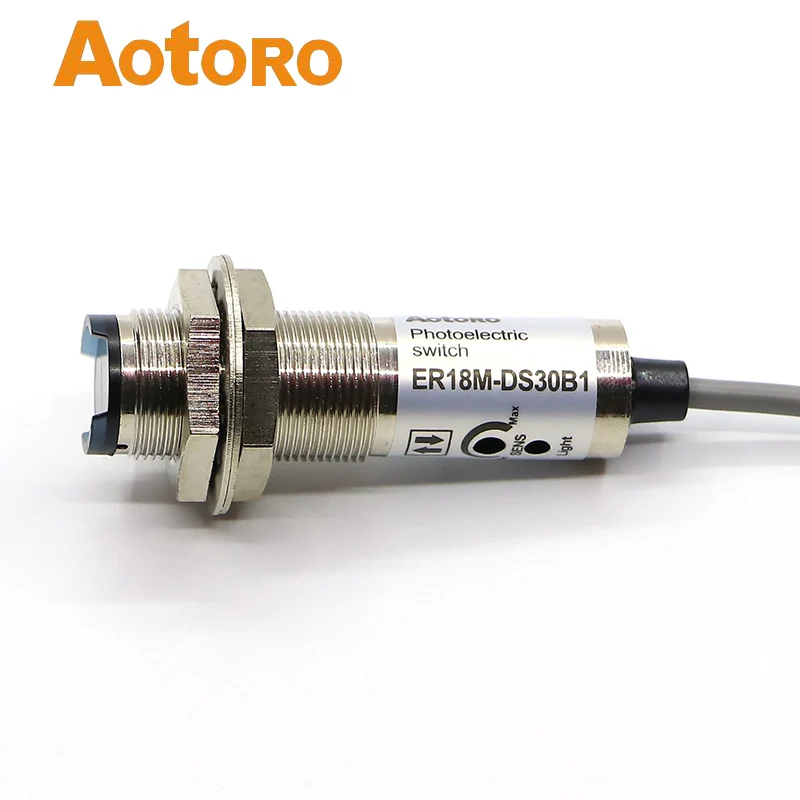 

hot sale ER18M-DS30B1 PNP NO photoelectric sensor diffuse quality guaranteed