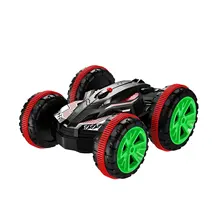 EBOYU(TM) Stunt Car 2.4Ghz 4WD RC Car Boat 6CH Remote Control Amphibious Off Road Electric Race Double Sided Car Tank Vehicle