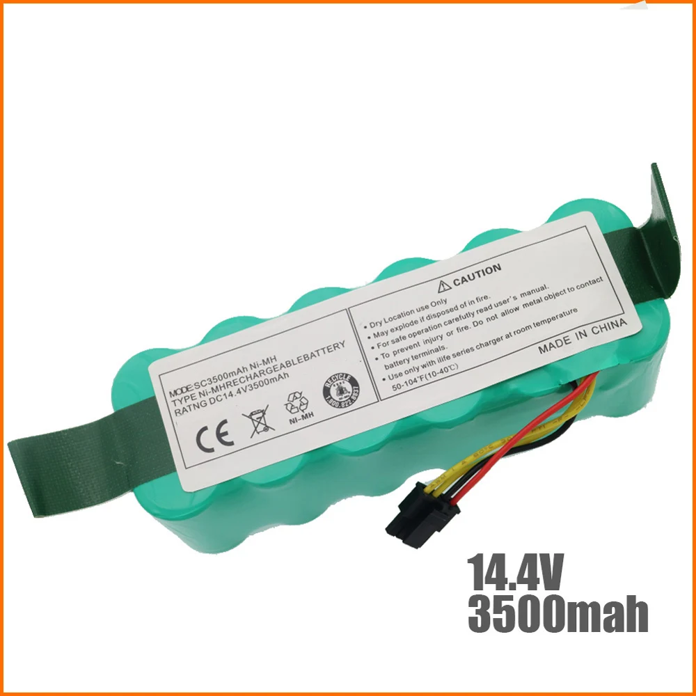 NI MH 14 4V 3500mAh Panda X500 Battery High Quality Battery For Ecovacs Mirror CR120 Vacuum