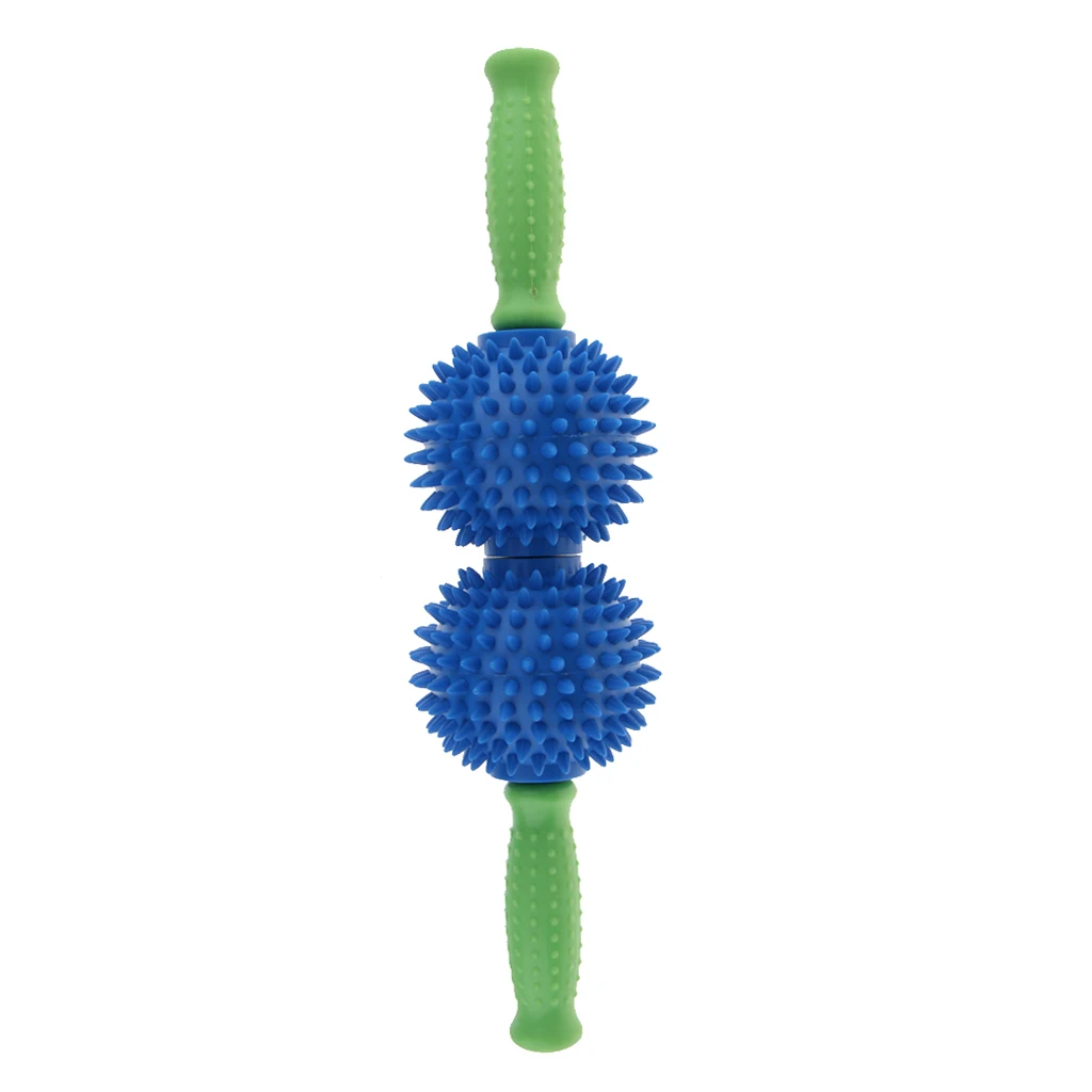 1pcs Spiky Ball Trigger Point Muscle Relax Massage Stick Roller Tool