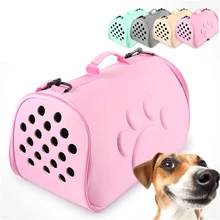 EVA однотонная Сумка-переноска для домашних животных переносная уличная одноцветная кошка складная дорожная сумка-переноска для животных щенков переноска Наплечная Сумка