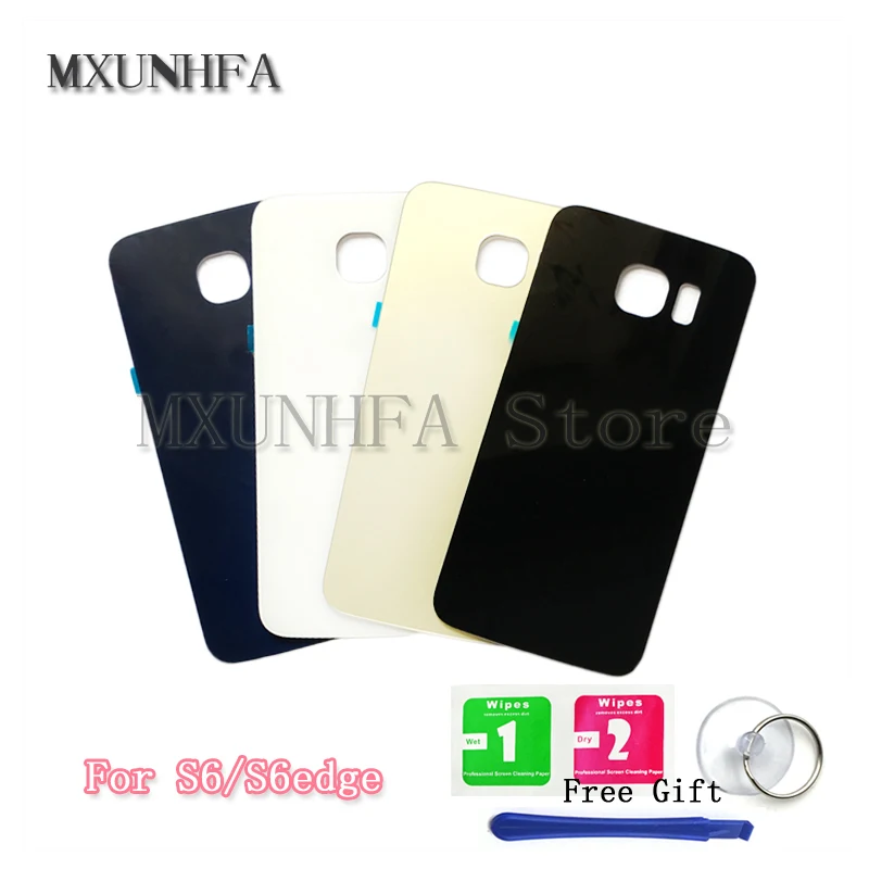Новый аккумулятор стеклянная крышка для Samsung Galaxy S6 Edge G920 G925 G928 задняя дверь