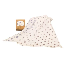 2 шт./лот, Детские муслиновые двухслойные пеленки 120*120 см, хлопок, мягкие одеяла для новорожденных, марлевые банные полотенца