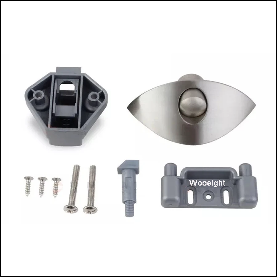 Half-moon Keyless Marine Boat Drawer Wardrobe Cabinet Lock Push Lock Latch Catch Motorhome Caravan Lock (7)