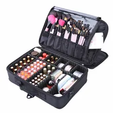 SAFEBET брендовая многослойная Съемная сумка для хранения макияжа Водонепроницаемая оксфордская коробка для хранения косметики косметичка-Органайзер