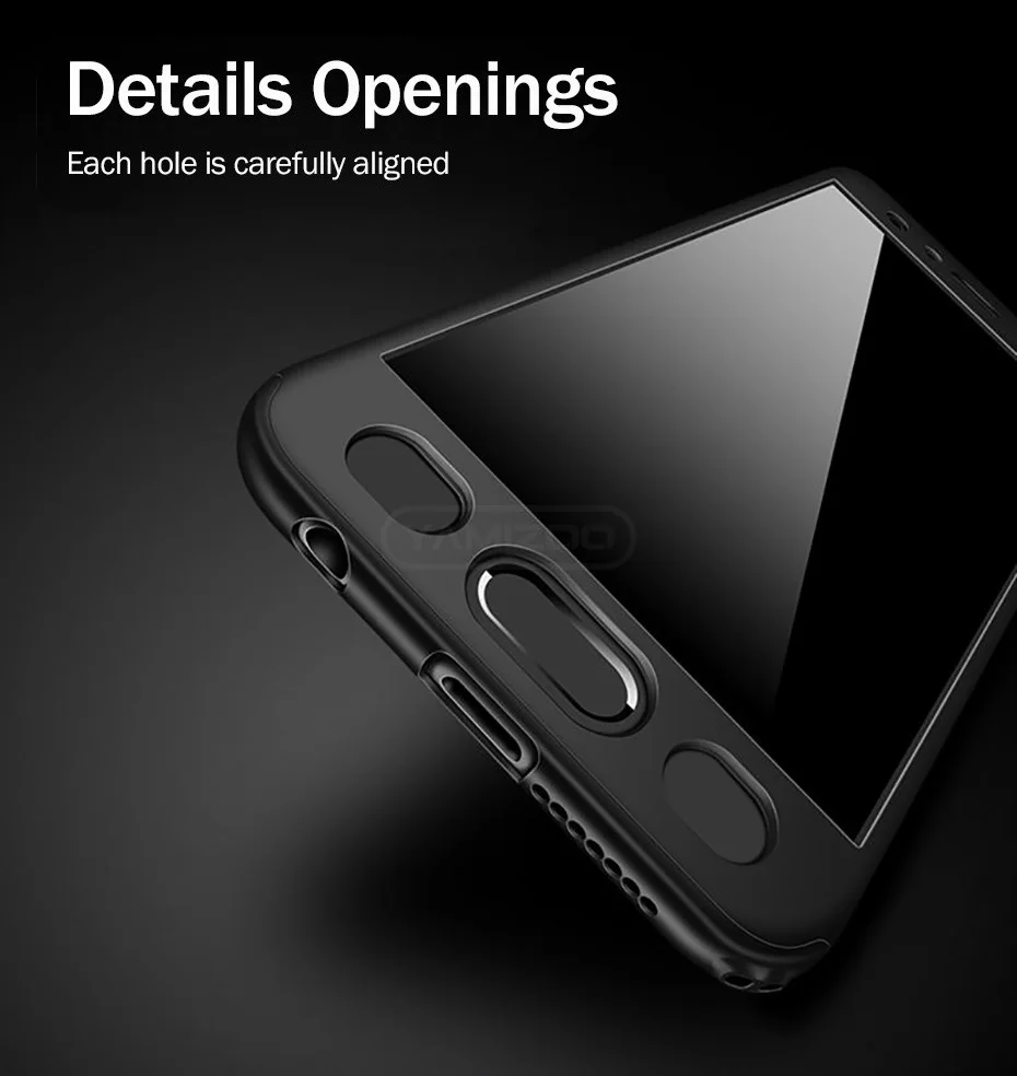 YAMIZOO Case For Huawei Honor 9 8 Lite 360 Full Cover Hard Capa Phone Case For Huawei Honor 9 8 Lite Protective Glass Case Cover (8)