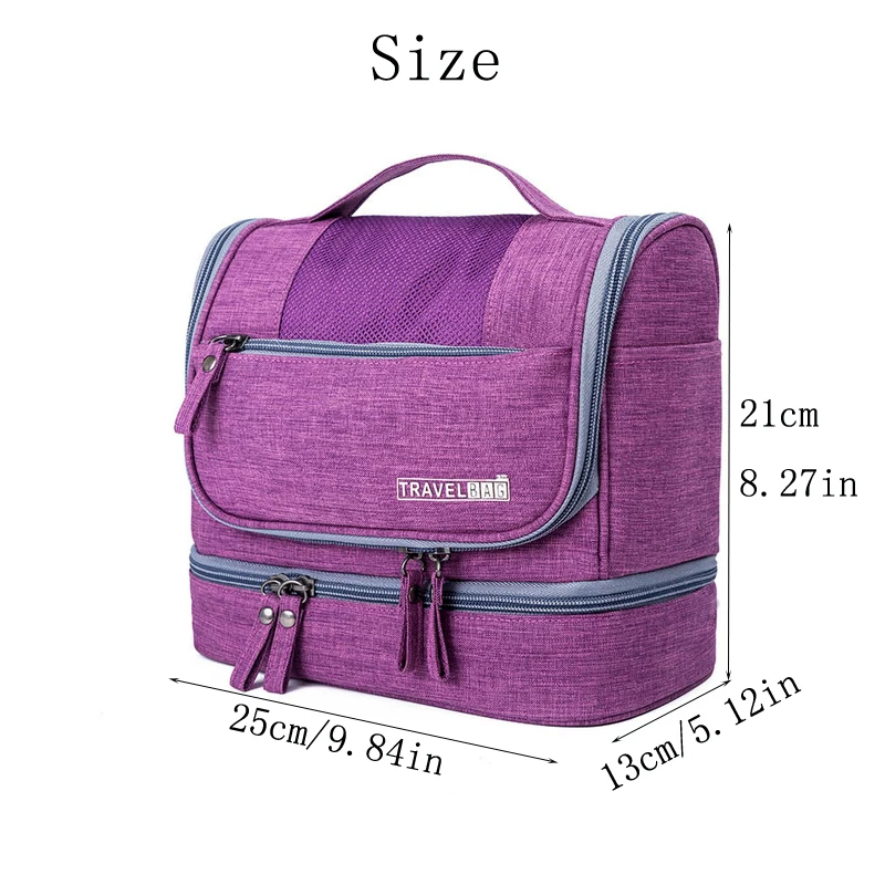 مصمم حقيبة مستحضرات تجميل القابلة للحمل السفر مستحضرات التجميل حقيبة للماء أكسفورد المنظم ل إكسسوارات السفر طقم أدوات تجميل للرجال النساء