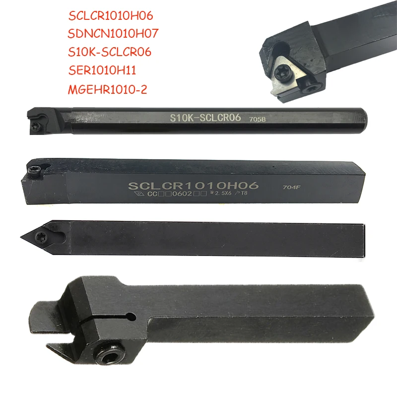 

10mm 5pcs Lathe cutting tool set, the most useful cutter set, 5pcs turning tool set to make your work easier