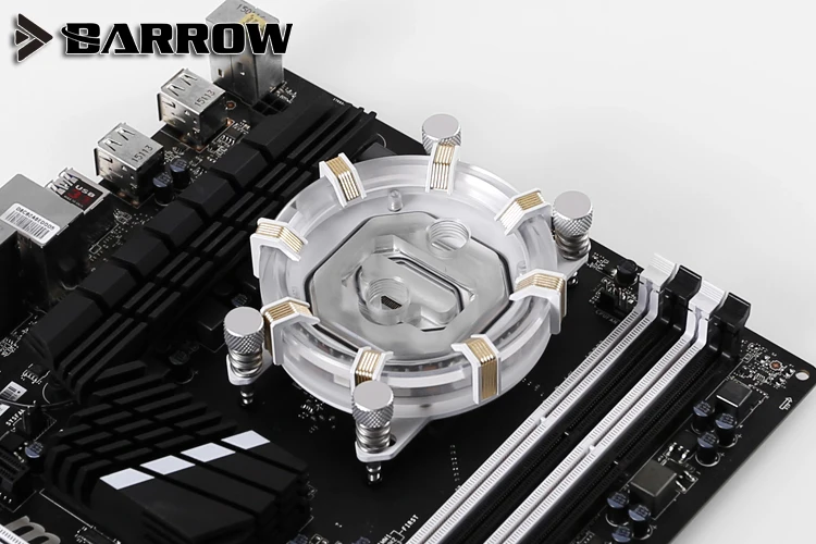 Barrow LTYKBA ARK для AM4 / AM3 LRC RGB v2 Aurora Limited Edition кулер ЦП 0 4 мм микро резервуар водяного