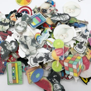 

Gernro Random 1 Set 50 PCS Acrylic Badges Free Shipping Badges on Backpack Anime Icons Badge on A Pin Icon for Clothes