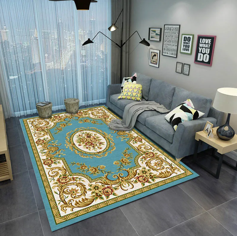 Европейский классический персидский художественный ковер для гостиной, спальни, противоскользящий напольный коврик, модный ковер для кухни - Цвет: 06