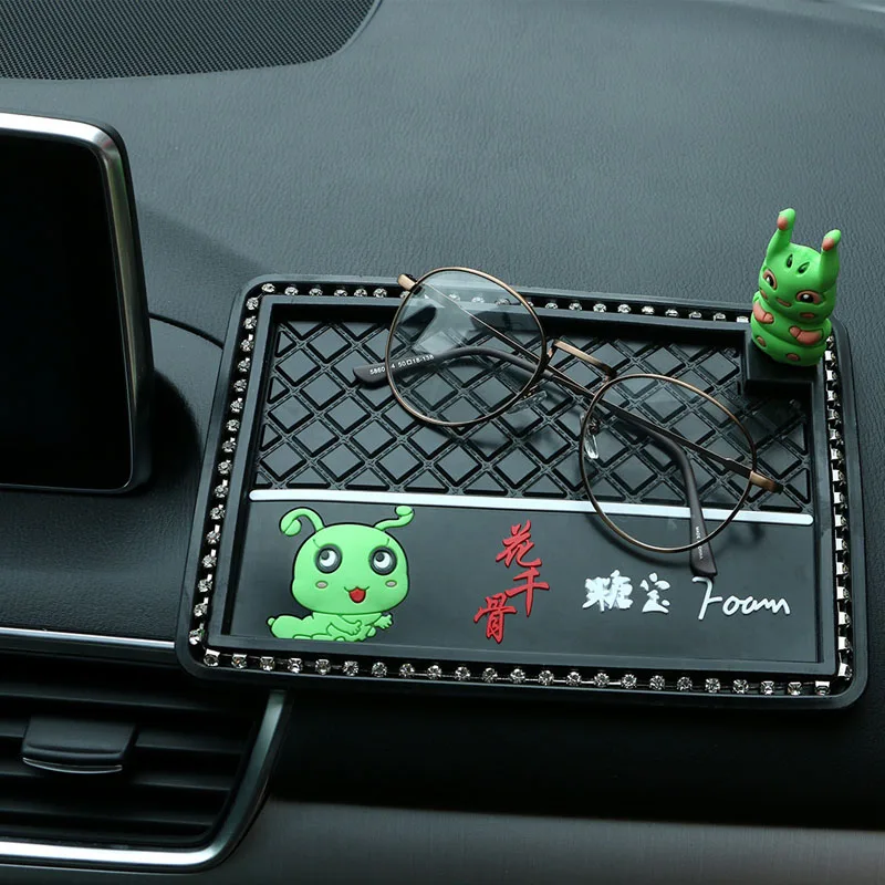 Car Styling Cute Cartoon Anti Slip Pad Mat For Mobile Phone Non