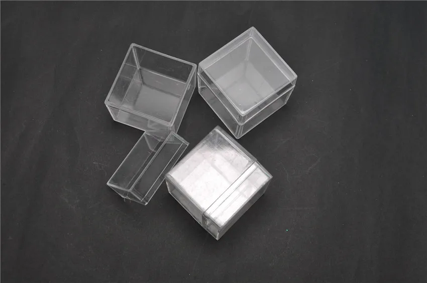 48pcslot Square Wedding Candy Box Plastic Clear Gift Packing Box Transparent Can Open Favor Boxes Baby Shower favor souvenirs (6)