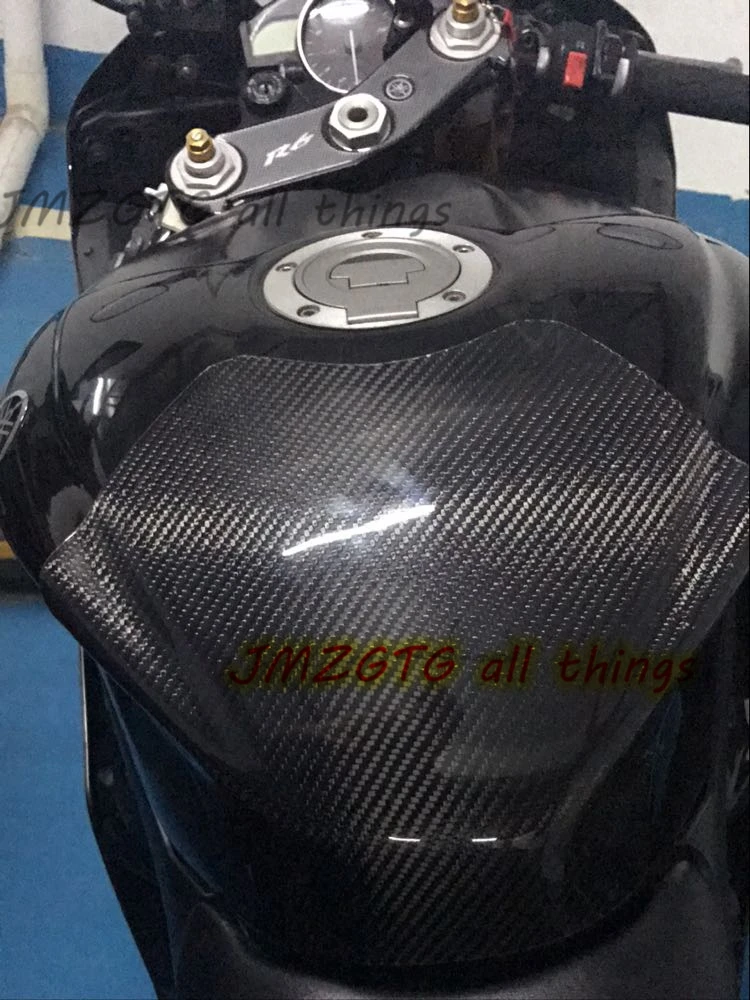 Чехол на топливный бак из углеродного волокна для YAMAHA R6 2008 09 10 11 12 13 14 2015|Накладки и