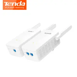 1 пара Tenda PH15 адаптер Powerline 1000 Мбит Gigabit PLC модем HomePlug Wi-Fi маршрутизатор 2 * антенны сетевой адаптер Powerline