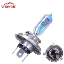 Urbanroad 2 шт. Автомобильная запасная галогенная лампа H4(P43t) 12 В/55 Вт для универсальной замены радужных золотых фар противотуманных фар