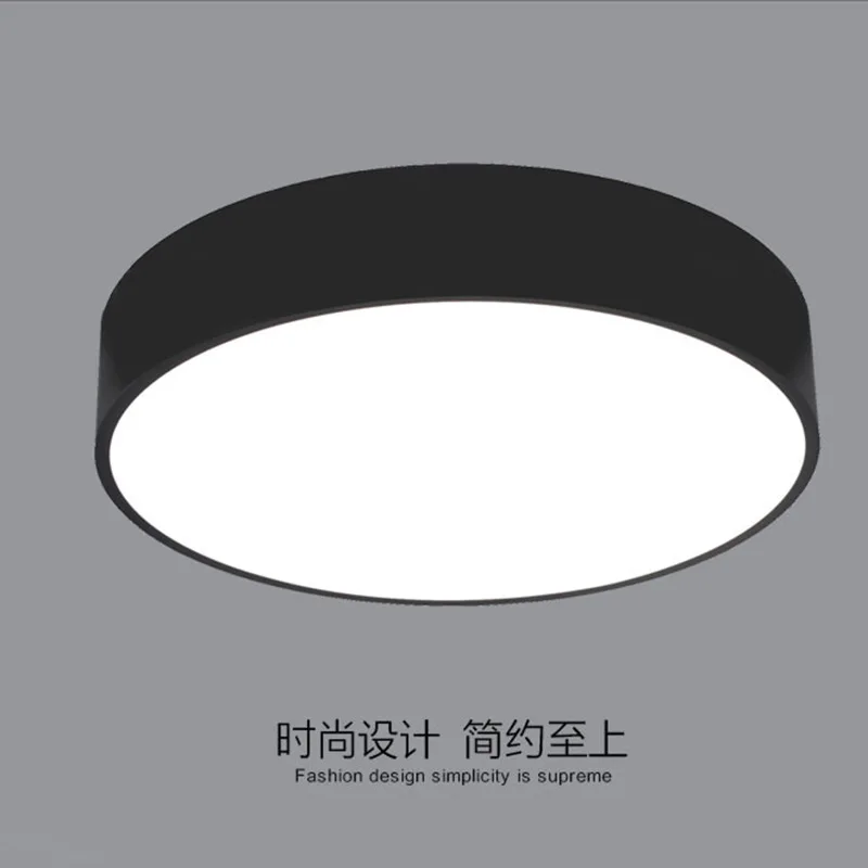 

Modern Metal Cirlcle LED Ceiling Lights Lamps Offfice Lamp Kids Room Lamp Deckenleuchten Plafon Plafondlamp