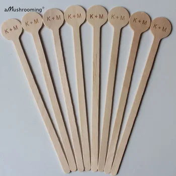 

Custom Wooden Stir Sticks, Wedding Drink Stirrers, Swizzle Sticks, Personalized Stir Stick, Cocktail Stirrers, Engagement Party