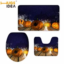 HUGSIDEA Товары для ванной комнаты Нескользящие Европейский стиль Нескользящая стойка для тряпок крышка для унитаза коврик для ванной домашний Декор подарок на Хэллоуин