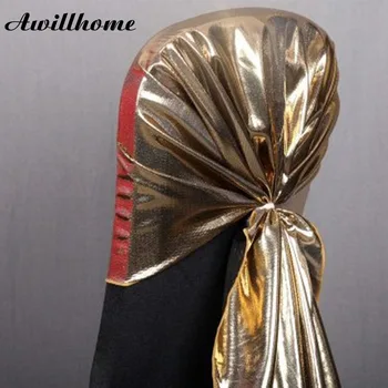 

free shipping 100pcs/lot Gold Tieback With Sequins Chair hoods for wedding
