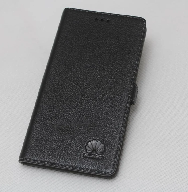 Чехол для Huawei Y7 Prime высококачественный чехол из натуральной кожи с подставкой
