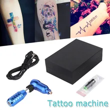 Креативный алюминиевый L образный двигатель Гибридный Татуировка ручка роторная татуировка машина с иглой HY99 DC25