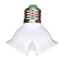 2 в 1 E27 держатель лампы e27 держатель лампы переходник-разветвитель на две лампы свет базу для светодио дный лампы