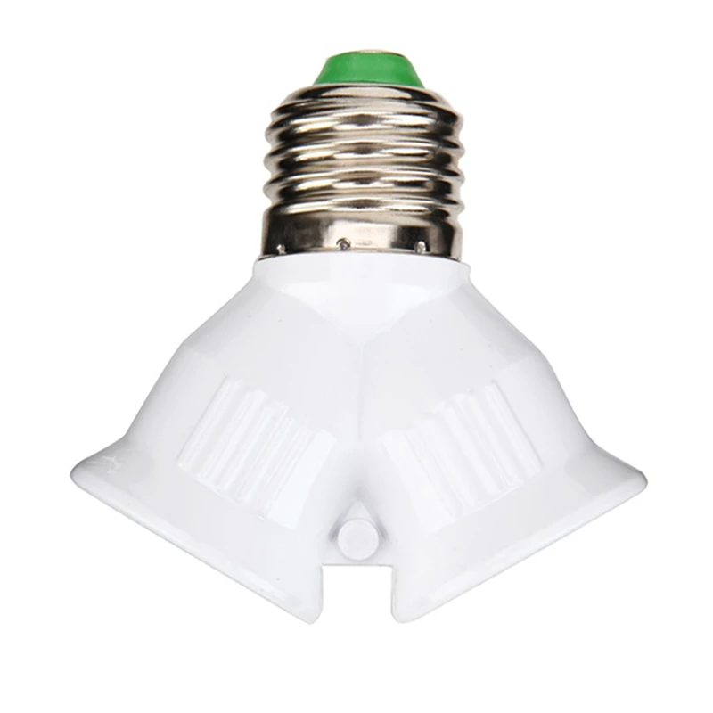 

2 in 1 E27 Lamp Holder e27 Bulb Holder Lamp Socket Splitter Adapter Light Base for LED Bulb