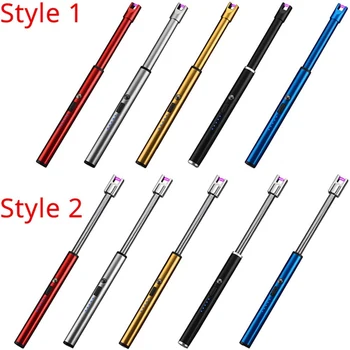 

360 Degree Rotation BBQ Pulse Arc Lighter Windproof Rechargeable Cigarette Lighter Portable USB Electric Lighter For Kitchen