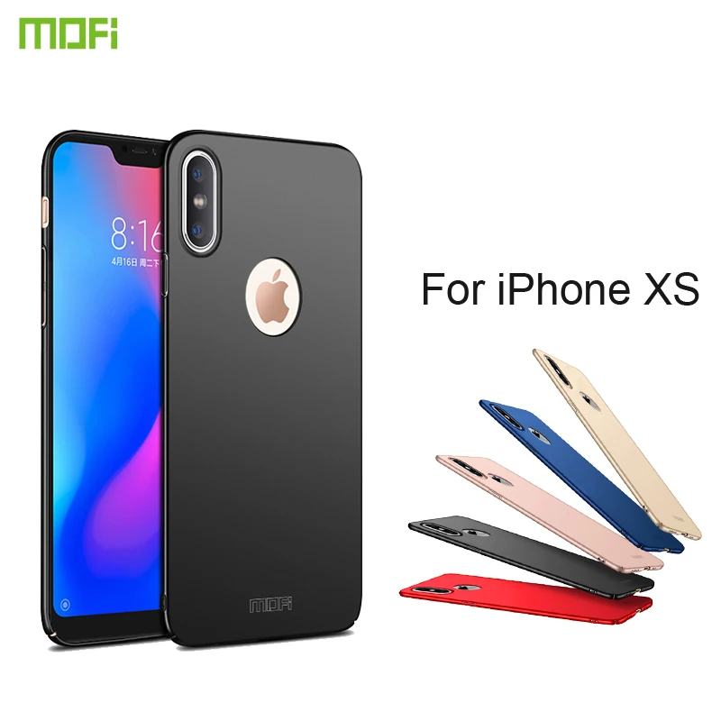 Goede MOFi Voor iPhone XS 5.8 #039; #039;Back Cover Volledige Bescherming PC Hard Fundas Telefoon Gevallen Shell Voor iPhone XS