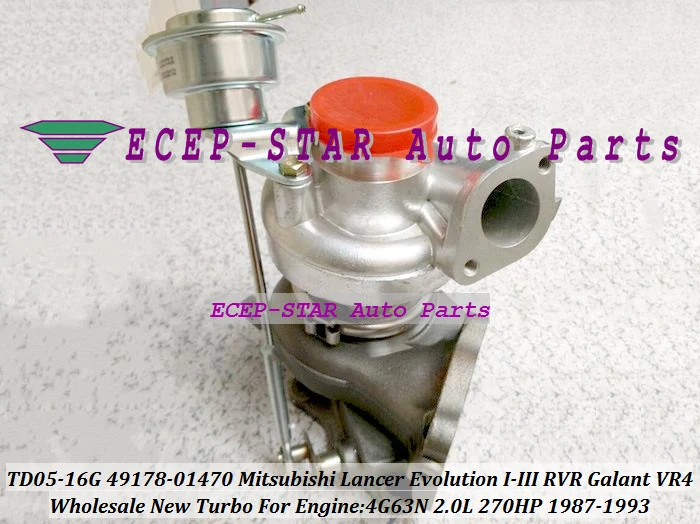 TD05-16G 49178-01470 Turbo Turbocharger For Mitsubishi Lancer Evolution I-III RVR Galant VR4 1987-93 4G63N 2.0L 270HP (1)