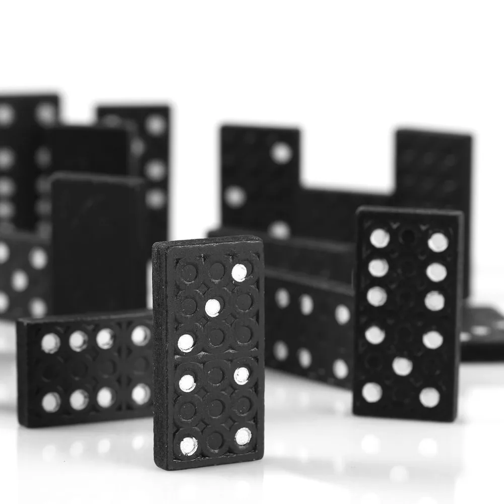 Набор домино 28 шт. плитка набор ручной работы классические цифры настольная игра
