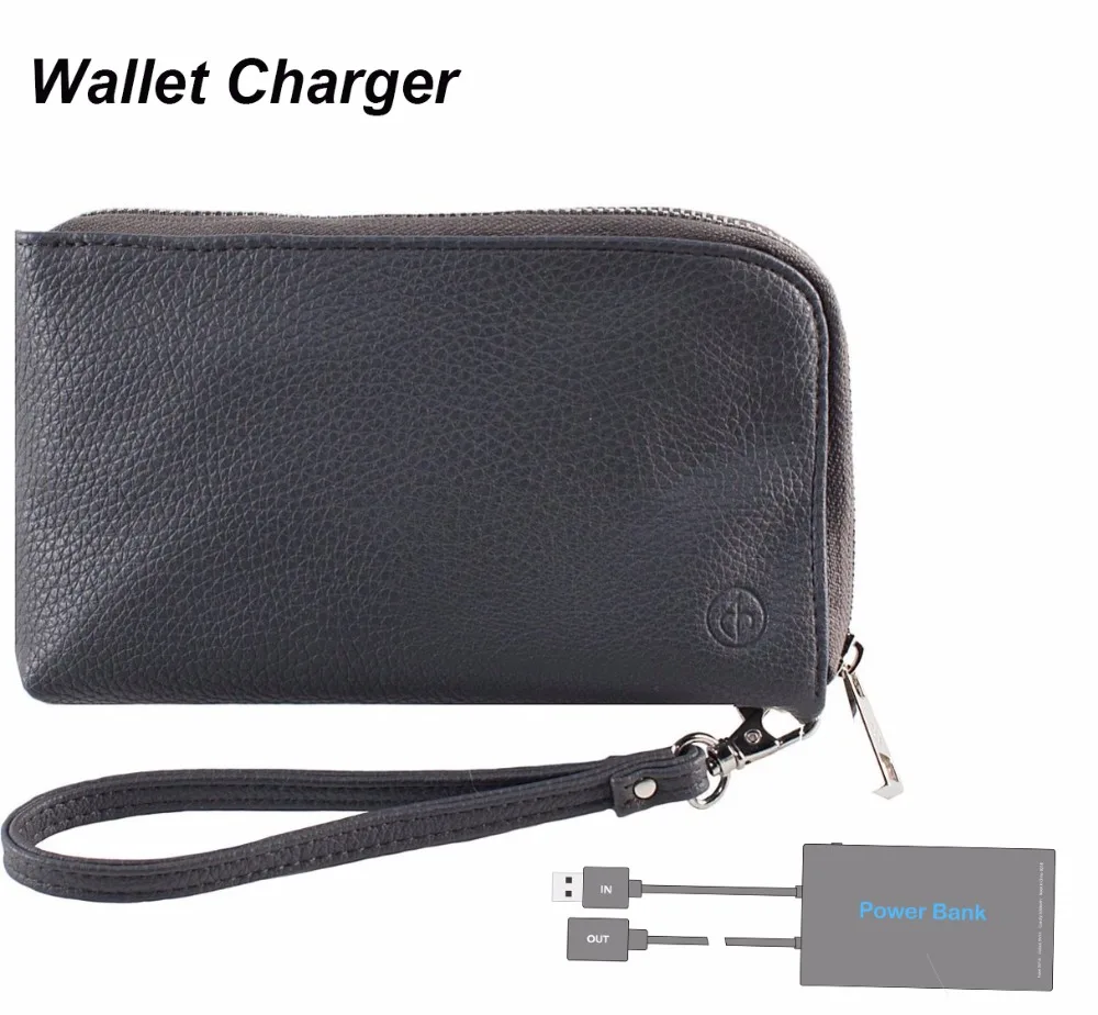 Wallet Power Bank Clutches Power Portable Handbag Charger Purse