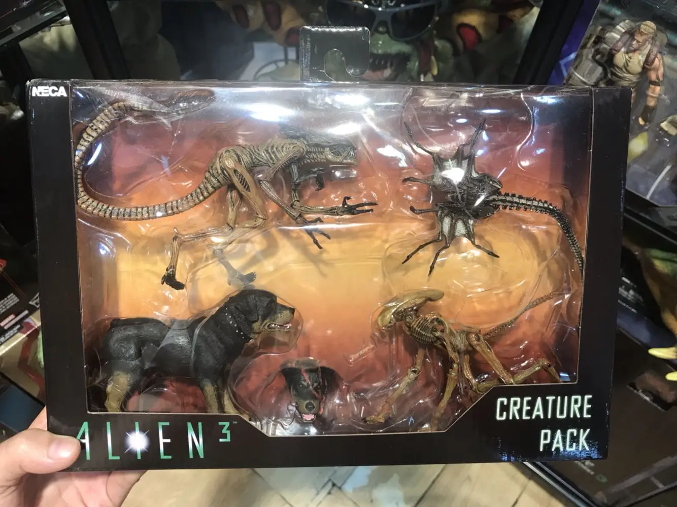 6 дюймов инопланетянин NECA Vs фигура хищника собака инопланетянин 3 Delune Creature Pack фигурка модель игрушка кукла