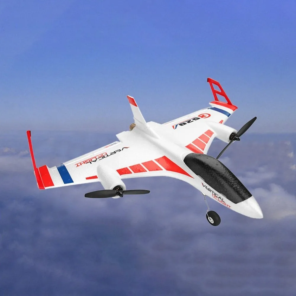 

XK X520 6CH 3D/6G Airplane VTOL Vertical Takeoff Land Delta Wing Brushless RC Drone Fixed Wing Plane Toy with Mode Switch