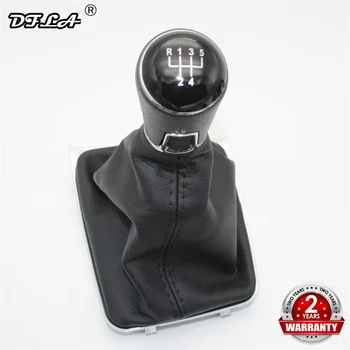 

For VW Golf 7 MK7 TDI Variant 2013 2014 2015 2016 2017 CarStyling 5 Speed Car Gear Stick Shift Knob With Leather Boot