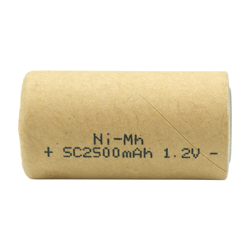 Nimh Ni Mh 1,2 V 2500mah аккумуляторная батарея для электроинструмента, батарея SC, скорость разряда 10C-15C, сменные батареи