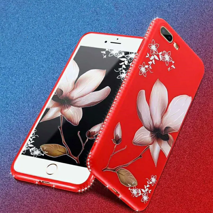Силиконовый чехол с цветочным рисунком для Huawei Y5 Y6 Y7 Pro Y9 2018 Prime Honor 10 V10 8 9 Lite 7X 6X 5X 9i