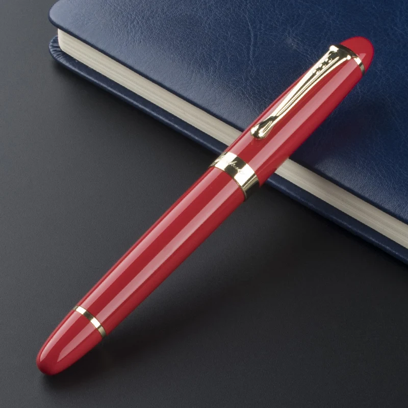 Jinhao X450 классический толстый корпус 1,0 мм изгиб перо каллиграфия ручка Высокое качество Металл перьевая ручка Роскошные чернила подарочные ручки для письма