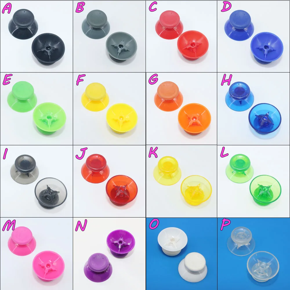 

YuXi 2 pcs for Xbox 360 Wired / Wireless Controller Cap Gamepad Grips Cover - 14Colors