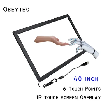

obeycrop 40" IR Touch Frame, 6 Touch Points, Driver free for windows/ Linux/ Andoird, Frame only, Without Glass