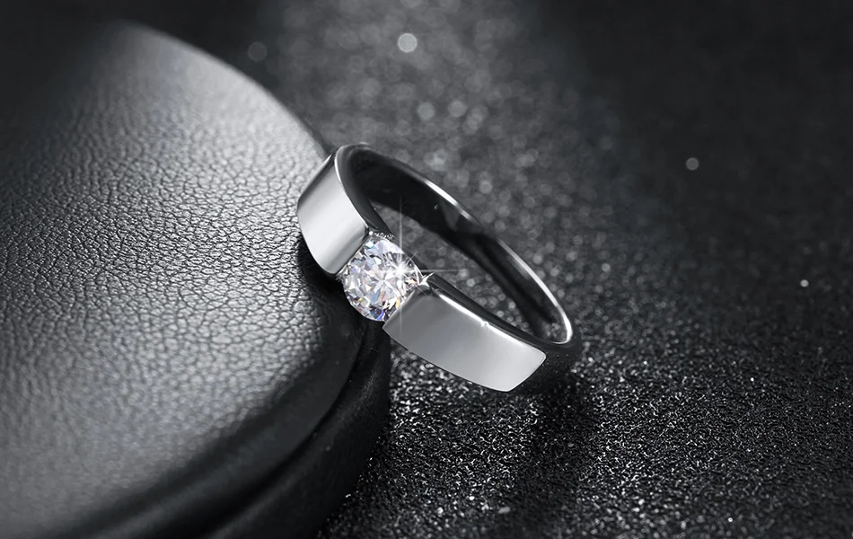 ORSA JEWELS популярная модель серебряного кольца с прозрачным AAA ...