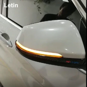 

Letin for BMW X1 F48 2016 2017 2018 2019 side rearview Mirror Dynamic blinker scroll Flowing LED Turn Signal lamp