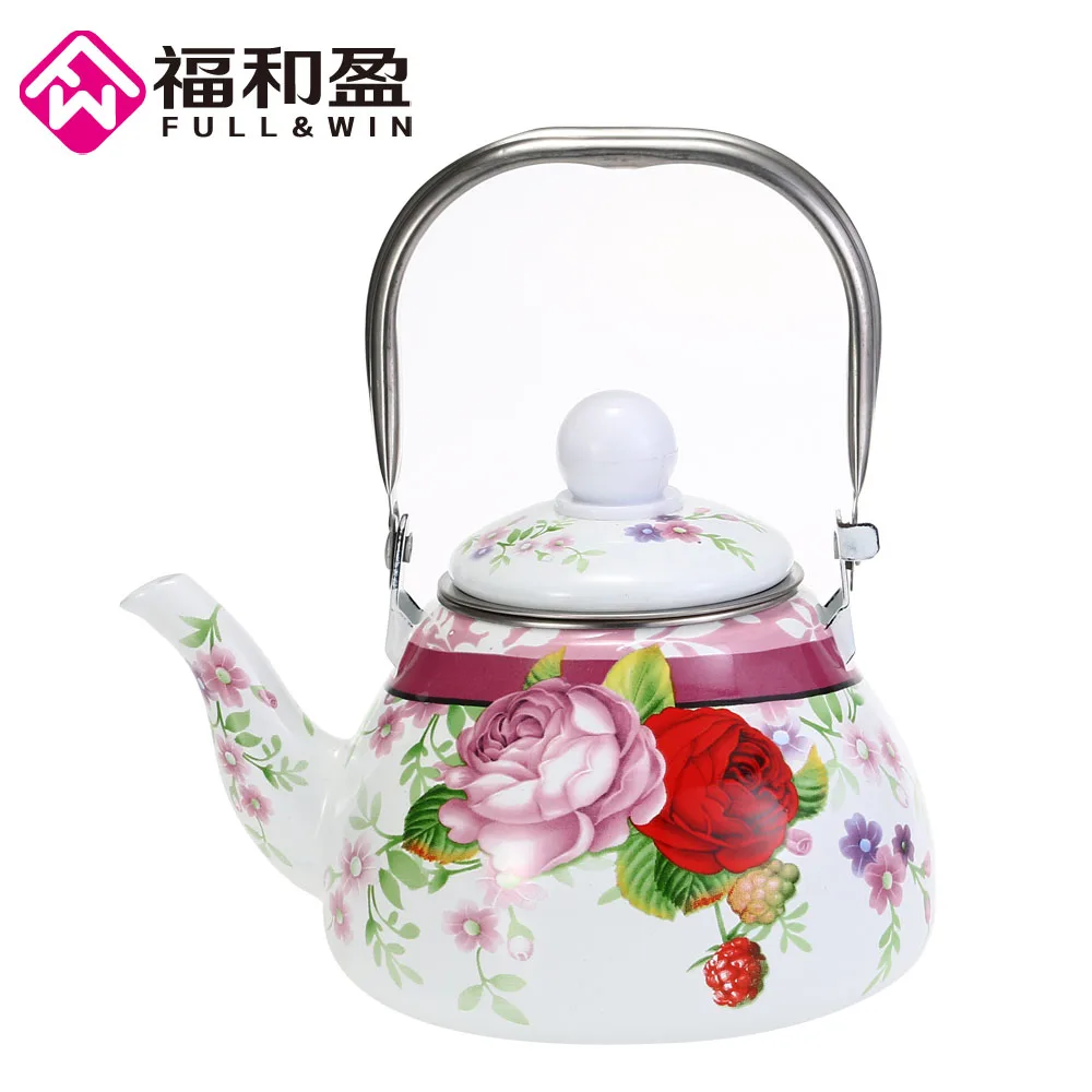 

1.0L Enamel Pot Traditional Chinese Tea pot Pear shaped pot Thickened Water Kettle Electromagnetic Furnace Gas Pot