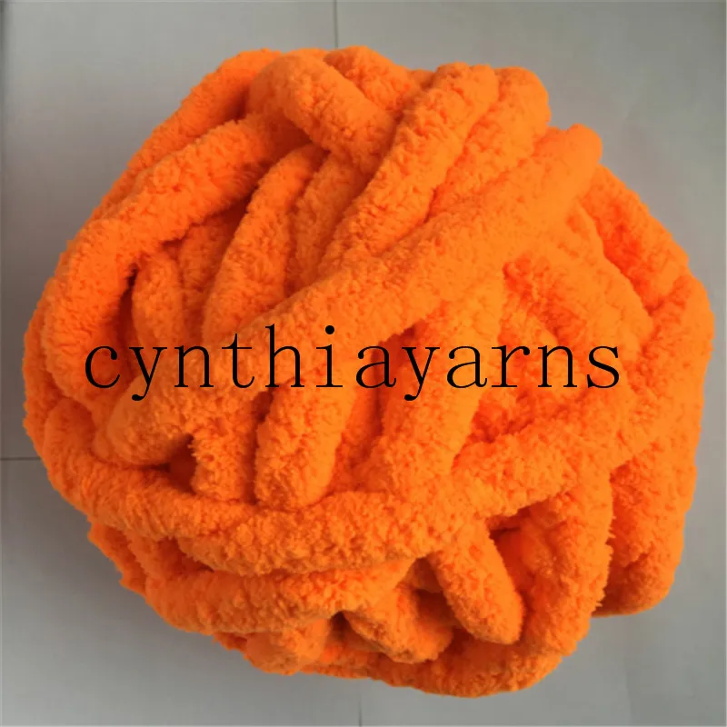 6balls/lot 1500g super chunky chenille yarn thick wool yarn for arm
